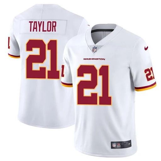 Men Washington Redskins #21 Sean Taylor Nike White Vapor Limited NFL Jersey->washington redskins->NFL Jersey